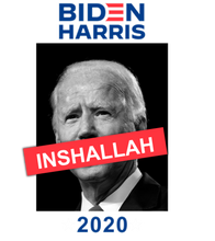 Load image into Gallery viewer, Biden Harris Image &quot;Inshallah&quot; 2020 Election Shirt
